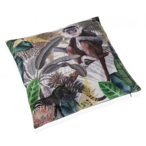 Perna decorativa patrata multicolora din poliester 45x45 cm Cushion Monkey Versa Home