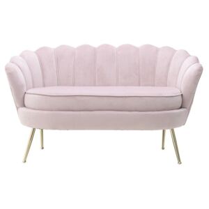 Canapea Pink Velvet 2 locuri