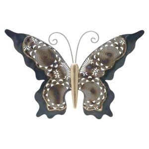Fluture metalic Butterfly Deco 33 x 24 cm