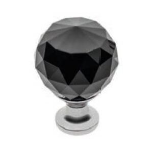 Buton mobila Black Crystal D20 mm