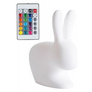 Veioza cu telecomanda Rabbit, alba, 69 x 80 x 40 cm, 8w