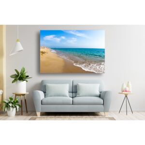 Tablou Canvas - Plaja si marea sub cerul albastru