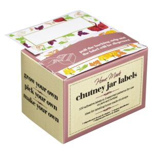 Set 100 etichete pentru borcane Kitchen Craft Home Made Chutney