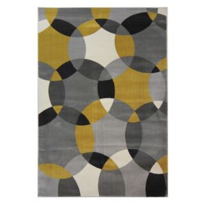 Covor Flair Rugs Cocktail Cosmo Grey Ochre, 120 x 170 cm