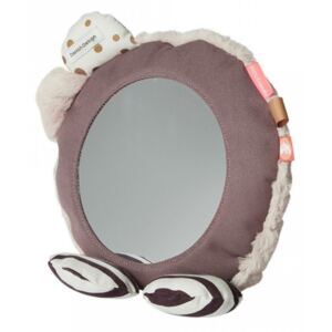 Oglinda rotunda multicolora din bumbac si poliester pentru copii 23 cm Powder Done by Deer