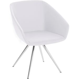 Set 4 scaune Madison albe 61/61/83 cm