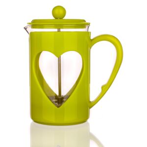 Ceainic/cafetiera french press - verde - Mărimea 0,8 l, 15 x 12 x 20 cm