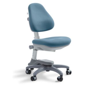 Scaun ergonomic pentru birou Novo albastru prafuit Flexa