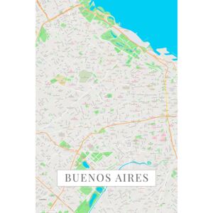 Harta orașului Buenos Aires color