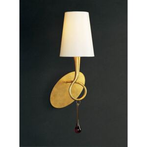 Aplica Mantra M0548/S Paola Switched Wall Lamp 1 Light