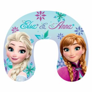 Pernă de voiaj Regatul de gheață Frozen Anna and Elsa, 30 x 35 cm
