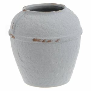 Clay Vaza Mica, Ceramica, Alb