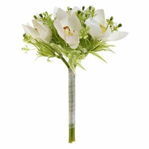 Alma Floare decorativa, Plastic, Alb