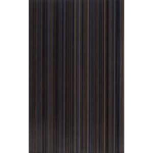 Faianta Kai Ceramics Sorel, negru cu dungi, aspect lucios, 25 x 40 cm