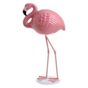 Olos Decoratiune flamingo, Ceramica, Roz