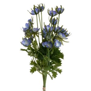 Mavra Floare decorativa, Plastic, Albastru