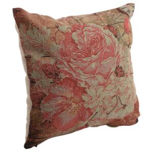 Roses Perna decorativa, Textil, Rosu