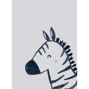 Ilustrare Inky zebra, Laura Irwin