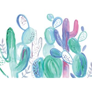 Ilustrare Loose abstract cacti, Laura Irwin