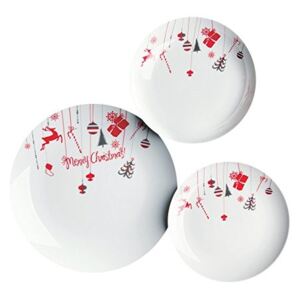 Set de 18 farfurii Christmas Excelsa