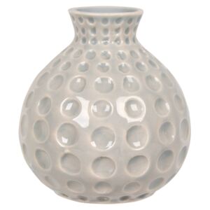 Vaza decorativa gri din ceramica
