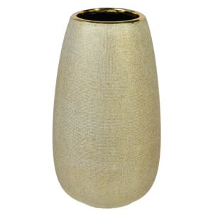 Vaza aurie din ceramica. 27 cm