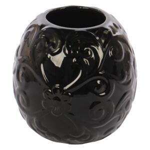 Vaza decorativa de culoare neagra .17 cm