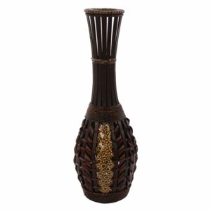 Vaza decorativa din bambus, 70 cm