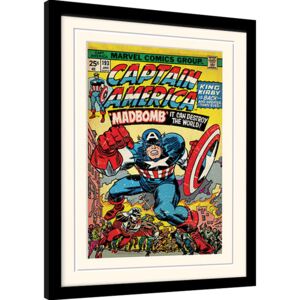 Captain America - Madbomb Afiș înrămat