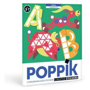 Set stickere cu suport de tip tablou panoramă Poppik „Alfabet”
