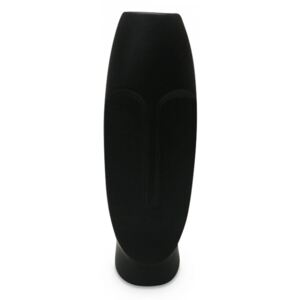 Vaza neagra din ceramica 37 cm Visage Opjet Paris