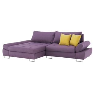 Set canapea, material Orinoco violet / muştar, stânga, GRES