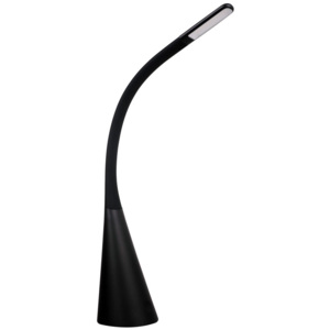 Lampă de masă dimmabilă cu touch LED USB ELEGANCE 7W/230V negru