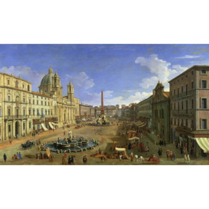 View of the Piazza Navona, Rome Reproducere, (1697-1768) Canaletto