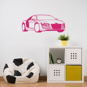 GLIX Audi - autocolant de perete Roz 120 x 50 cm