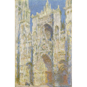 Rouen Cathedral, West Facade, Sunlight, 1894 Reproducere, Claude Monet
