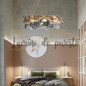Candelabru LED Magnifique Fume