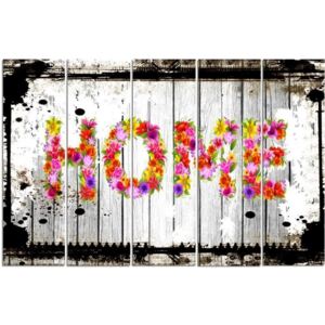 CARO Tablou pe pânză - Home - Floral Theme 100x70 cm