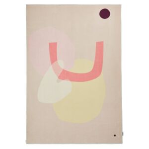 Covor Modern & Geometric, Colectia Shapes, Roz/Multicolor 140x200
