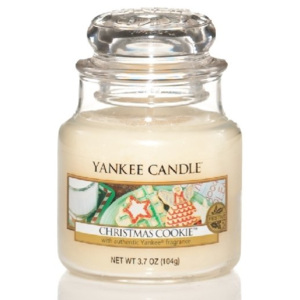 Yankee Candle galbene parfumata lumanare Christmas Cookie Classic mica