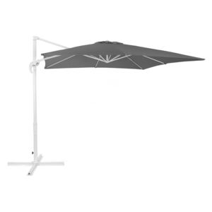 Umbrelă de grădină MANIZA (alb + gri închis)