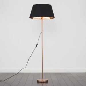 Lampadar Bekbele Toke, negru / cupru, 149 x 46 cm