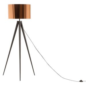 Lampadar tripod STILETTO, negru/copper