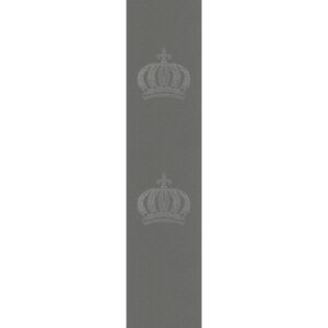 Tapet strasuri Glööckler Imperial 2 coroane, negru, 3,30x0,70 m