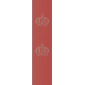 Tapet strasuri Glööckler Imperial 2 coroane, rosu, 3,30x0,70 m