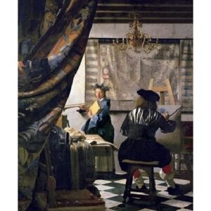 The Art of Painting, 1666-73 Reproducere, Johannes Vermeer, (50 x 70 cm)