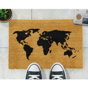Preș Artsy Doormats World Map, 40 x 60 cm