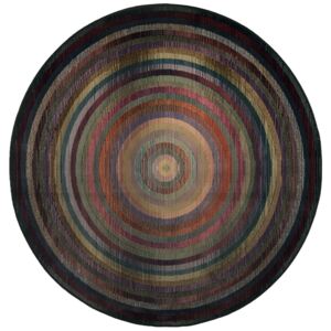 Covor Modern & Geometric Varela, Rotund, Multicolor, 160x160