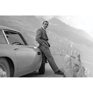 James Bond - Connery Aston Martin Poster, (91,5 x 61 cm)