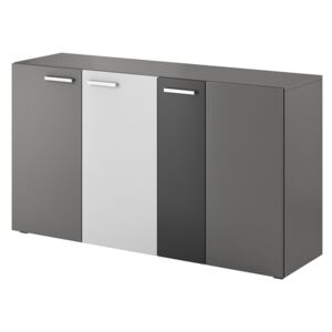 Cabinet NVBK9 Mat gri + mat gri deschis + negru mat